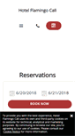 Mobile Screenshot of hotelflamingocali.com